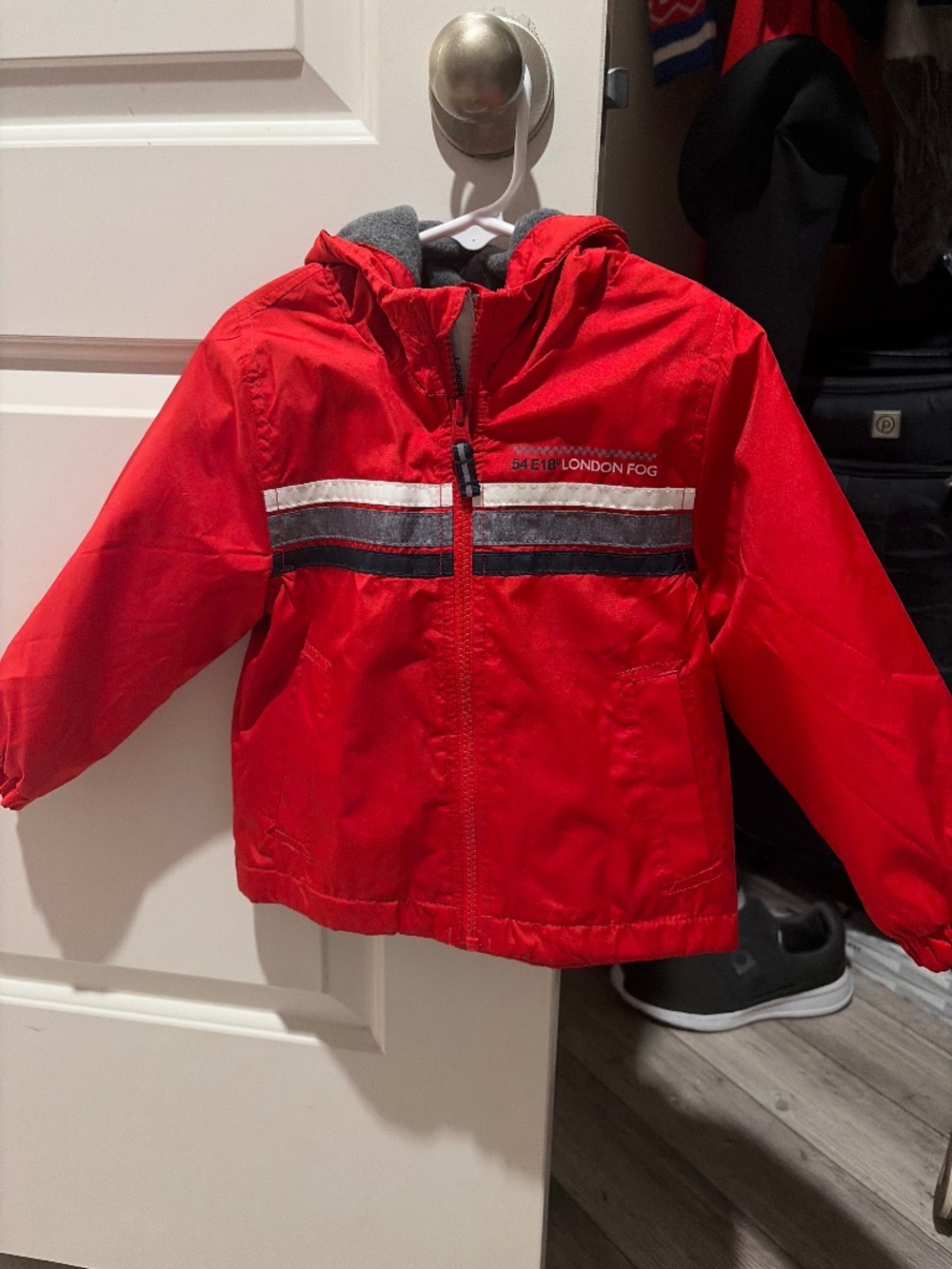 London fog red kids jacket